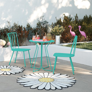 Coloured discount bistro set